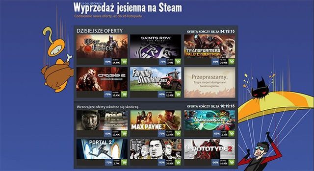 Kolejny dzień promocji na Steam (m.in. War of the Roses, Saints Row: The Third, Crysis 2, F.E.A.R. 3 oraz Deadlight) - ilustracja #1