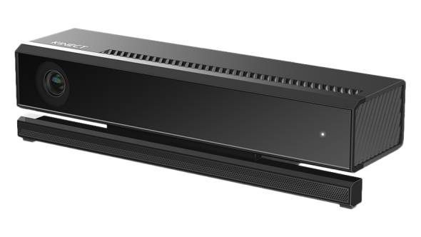 Kinect w wersji pecetowej. Jak widać, wielu różnic w stosunku do xboksowego odpowiednika w wyglądzie nie ma (największa to przycisk włączający po lewej stronie).