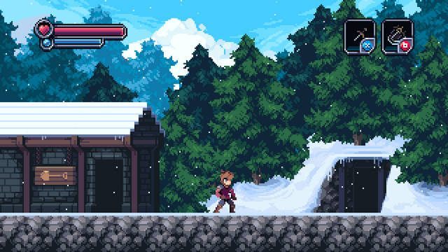 Rozpikselowana grafika ma przypomnieć nam najlepsze lata dwuwymiarowych platformówek - Chasm – wystartował Kickstarter dwuwymiarowej gry platformowej inspirowanej Castlevanią - wiadomość - 2013-04-15