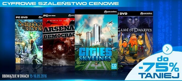 Dziesiąty dzień promocji Cyfrowe Szaleństwo Cenowe w Sklepie Gry-OnLine.pl (m.in. Cities: Skylines) - ilustracja #1