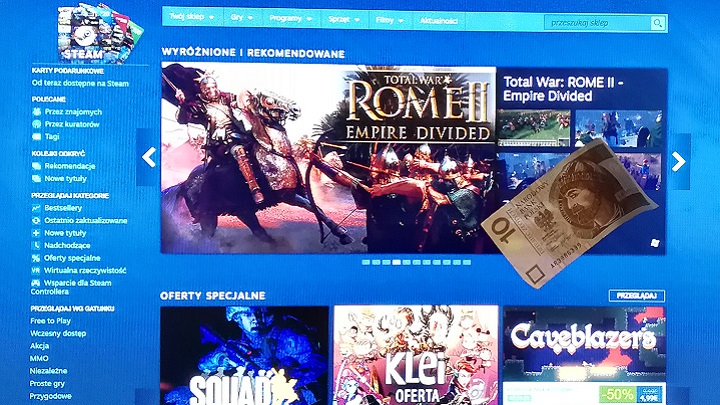 Moje ostatnie 10 zł już czeka. Złotówki przybywajcie! - Złotówki na Steamie już za kilka dni - wiadomość - 2017-11-09