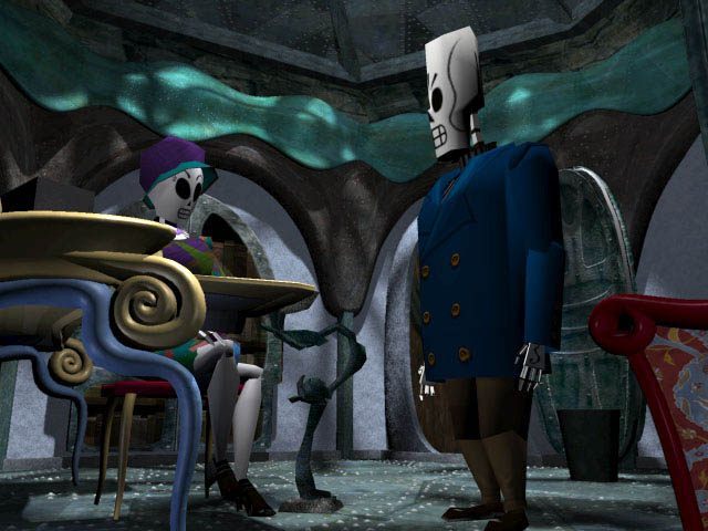 Odświeżona wersja Grim Fandango została zapowiedziana podczas tegorocznych targów E3 (screenshot pochodzi z oryginalnego Grim Fandango). - Grim Fandango - odświeżona wersja zaprezentowana na Comic Conie - wiadomość - 2014-10-12