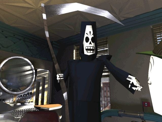 Zmiany dotyczą przede wszystkim oprawy graficznej Grim Fandango (screenshot pochodzi z oryginalnego Grim Fandango). - Grim Fandango - odświeżona wersja zaprezentowana na Comic Conie - wiadomość - 2014-10-12