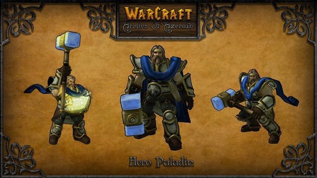 Paladyn jedną z klas wojowników w WarCraft: Armies Of Azeroth. - WarCraft: Armies Of Azeroth - zobacz rozgrywkę z remake'u Warcrafta III - wiadomość - 2015-10-04