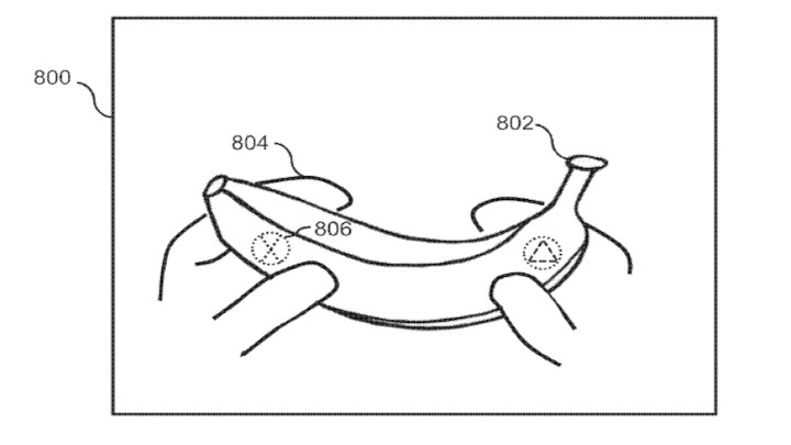 Patent Sony przewiduje użycie banana zamiast kontrolera - ilustracja #1