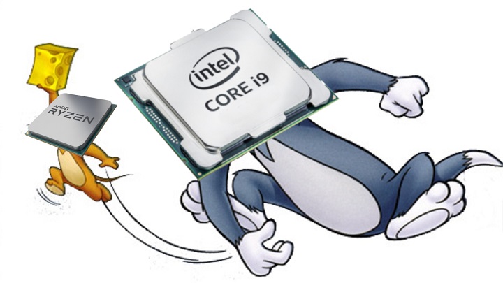 I tak zabawa kołem się toczy... - Intel twierdzi, że ich procesory są szybsze niż AMD i pokazuje dowody - wiadomość - 2019-08-24