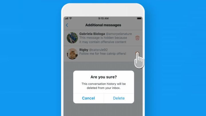 Twitter testuje nowy sposób na walkę z obraźliwymi wiadomościami. - Twitter testuje automatyczne filtrowanie obraźliwych wiadomości - wiadomość - 2019-08-16