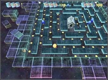 Pac-Manic Worlds 3D - prosta gra logiczno-zręcznościowa za friko - ilustracja #2