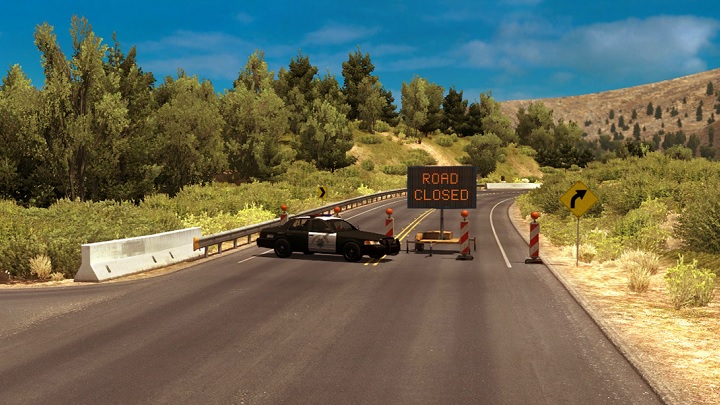 Podobny widok aż do odwołania będzie czekał na kierowców w feralnym miejscu na Highway 1. - American Truck Simulator – Highway 1 nieprzejezdna przez osunięcie ziemi - wiadomość - 2017-07-20