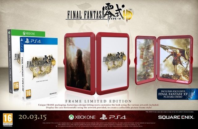 Final Fantasy Type-0 HD - Fr4me Limited Edition. - Final Fantasy Type-0 HD z dwiema edycjami limitowanymi - wiadomość - 2015-01-11
