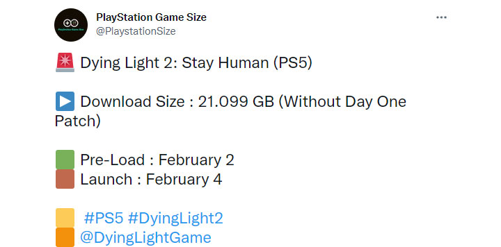 Dying Light 2 - znamy prawdopodobne rozmiary gry na PS5 - ilustracja #1