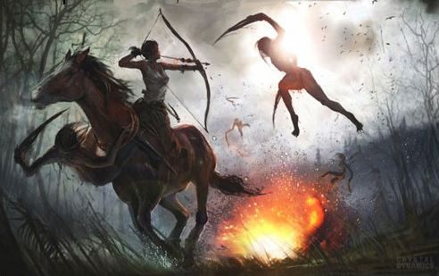Nowy Tomb Raider mógł wyglądać zupełnie inaczej – podtytuł Ascension, Lara jeżdżąca na koniu, demony i giganty - ilustracja #3
