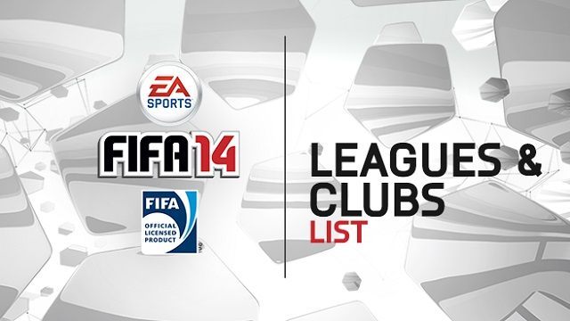 FIFA 14 – lista lig i klubów. - FIFA 14 - opublikowano pełną listę lig i klubów - wiadomość - 2013-09-23