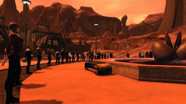 W Star Trek Online gracze złożyli wspólny hołd aktorowi, gromadząc się na planecie Wolkan. - Leonard Nimoy zostanie upamiętniony w Star Trek Online oraz Elite: Dangerous - wiadomość - 2015-03-01