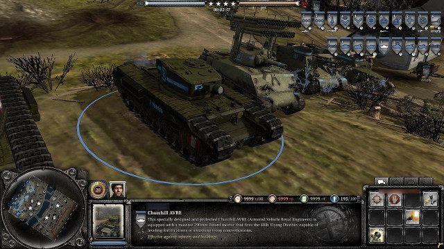 Czołg Churchill Avre, który może pojawić się w nowym dodatku do Company of Heroes 2. - Brytyjski dodatek do Company of Heroes 2 "prawie" potwierdzony. Spory wyciek - wiadomość - 2015-07-06