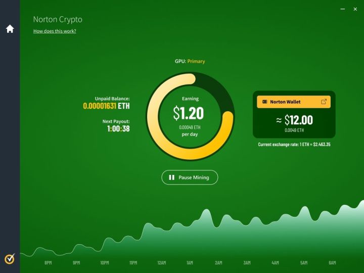 Antywirus Norton 360 zaoferuje funkcję kopania kryptowaluty - ilustracja #1