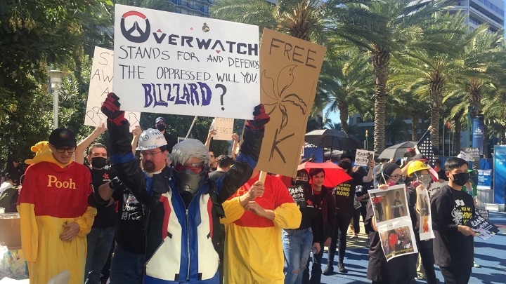 „Overwatch staje w obronie uciśnionych. Czy ty też, Blizzardzie?” (źródło: Kotaku). - BlizzCon 2019 z protestami w sprawie Hongkongu w tle - wiadomość - 2019-11-02