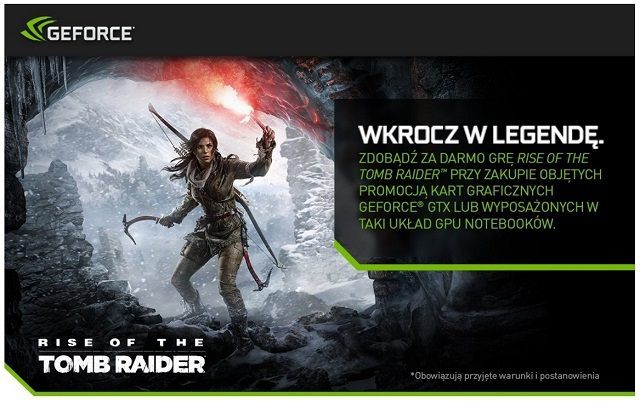 Rise of the Tomb Raider z kartami firmy Nvidia także w Polsce - ilustracja #1