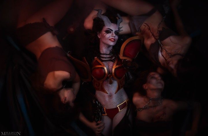 Najlepsze cosplaye - Queen of Pain z Dota 2 - ilustracja #7