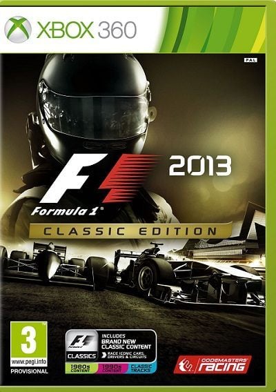 Okładka gry F1 2013: Classic Edition.