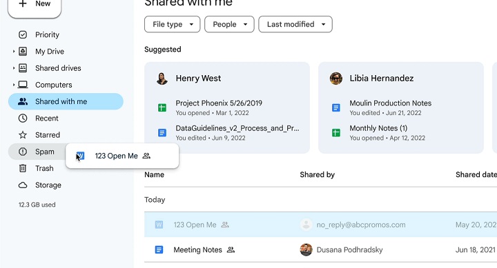 Google Drive dostanie specjalny folder na spam - ilustracja #1