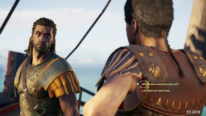 Po raz pierwszy w historii cyklu dostaniemy opcje dialogowe. - Assassin’s Creed Odyssey - wyciek screenów i powódź informacji - wiadomość - 2018-06-10