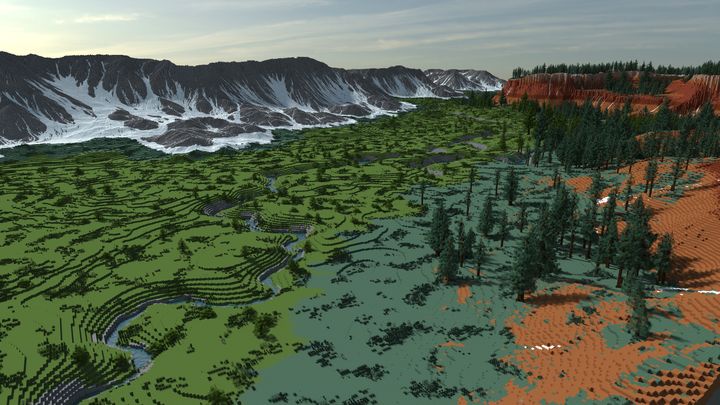 Minecraft - piękne i realistyczne krajobrazy stworzone przez graczy - ilustracja #3