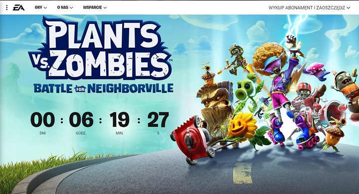 O 18:00 zostaną ujawnione szczegóły na temat Plants vs. Zombies: Battle for Neighborville.