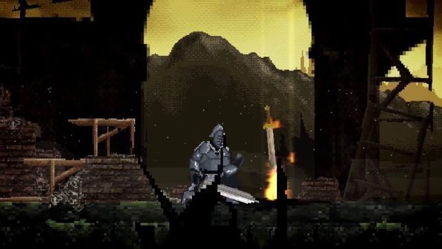 Slashy Souls reinterpretuje stylistykę serii Dark Souls w formie wzorowanej na grach z 16-bitowych konsol. - Slashy Souls - dziś zadebiutuje mobilny kuzyn Dark Souls  - wiadomość - 2016-02-29