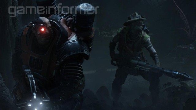 …z kolei szanse łowców wyrówna liczebność, współpraca i technologia. (Źródło: Game Informer) - Evolve – ujawniono szczegóły na temat nowego dzieła studia Turtle Rock - wiadomość - 2014-01-09