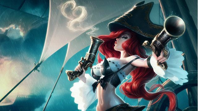 Miss Fortune osłabiona na początku rozgrywki.