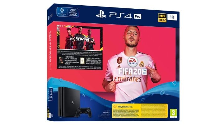 W zestawie z nową konsolą dostaniemy też najnowszą odsłonę cyklu FIFA. - Tydzień Black Friday na Amazon.de - dzień 3. Przeceny konsol PS4 - wiadomość - 2019-11-24