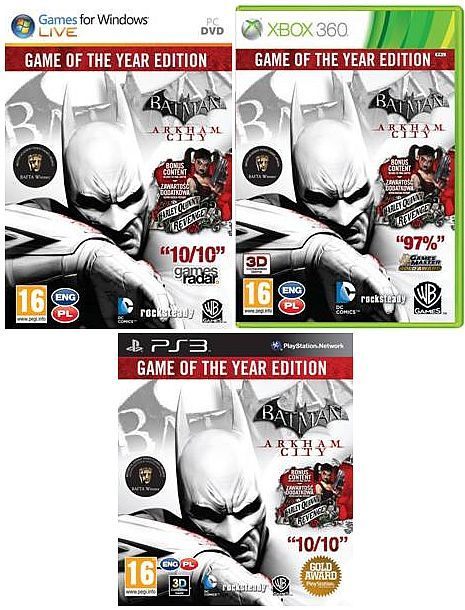 Premiera gry Batman: Arkham City Game of the Year Edition - ilustracja #1
