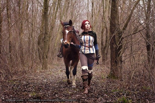 Najlepsze cosplaye - Triss Merigold z cyklu Wiedźmin - ilustracja #4