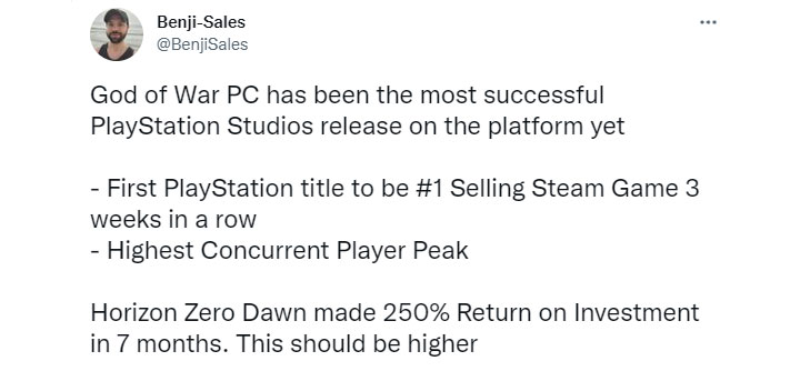 God of War największym sukcesem PlayStation Studios na PC - ilustracja #1