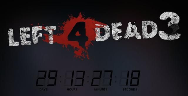 Left 4 Dead 3 nadchodzi czy ktoś robi sobie żarty? - Left 4 Dead 3 ma stronę z licznikiem – na rosyjskim serwerze i bez potwierdzenia firmy Valve - wiadomość - 2013-07-23