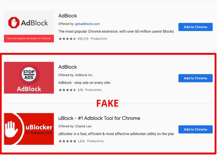 Te dwa AdBlocki lepiej omijać szerokim łukiem / źródło: AdGuard. - Dwa popularne AdBlocki używane przez miliony osób oskarżone o oszustwo - wiadomość - 2019-09-18