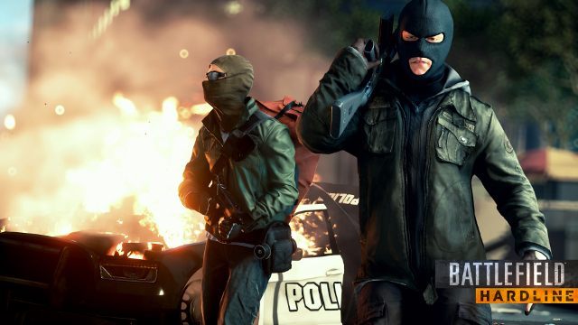 Pojedynki bandytów i złodziei to motyw przewodni w Battlefield Hardline. - Battlefield Hardline – 6 milionów graczy przetestowało wersję beta - wiadomość - 2015-02-09