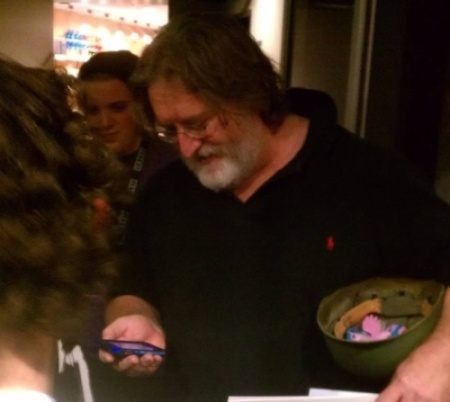 Gabe Newell podczas spotkania z członkami społeczności 4chan