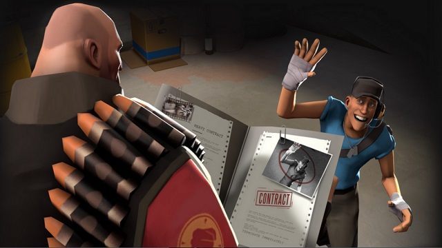 Odnoszę wrażenia, że ten jeden kontrakt Heavy przyjmie bez wahania. - Team Fortress 2: aktualizacja Gun Mettle już dostępna - wiadomość - 2015-07-03