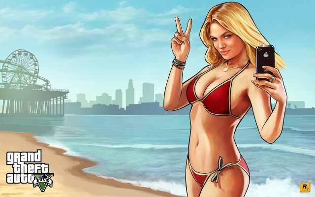 Czyżbyśmy oglądali Lindsay Lohan na każdej prawie reklamie GTA V? - Grand Theft Auto V – aktorka Lindsay Lohan oskarża dewelopera o bezprawne użycie jej wizerunku - wiadomość - 2013-12-02