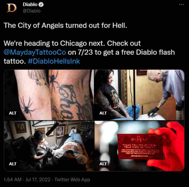 Ludzie robią sobie tatuaże żeby dostać się do bety Diablo 4 - ilustracja #1