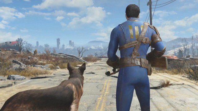 Ulice ziejące pustką, smutny kraobraz, pies jako jedyny kompan – dzień jak co dzień w świecie Fallouta - Fallout 4 – Bethesda przestrzega przed grzebaniem w konsoli gry - wiadomość - 2015-11-23