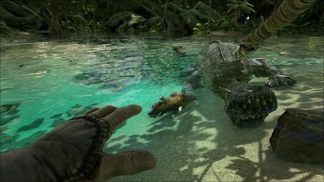 Niby nie jest to T-Rex, ale na happy end raczej nie ma co liczyć. - ARK: Survival Evolved - ujawniono termin premiery oraz plany twórców - wiadomość - 2015-08-31