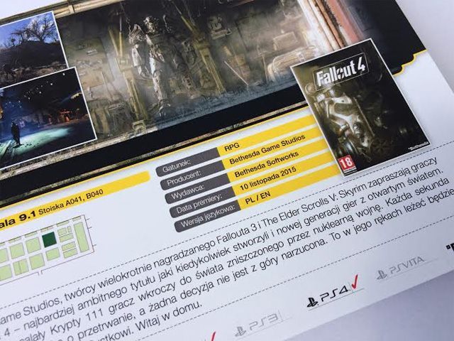 Zdjęcie folderu firmy Cenega. - Fallout 4 otrzyma polską wersję językową - wiadomość - 2015-08-03