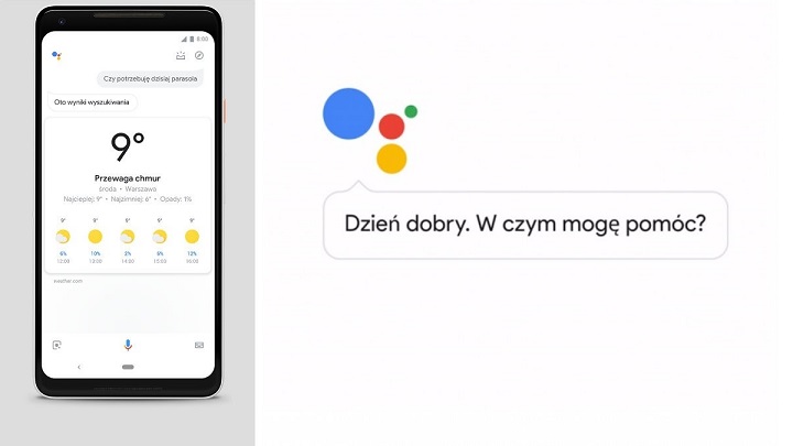 Sprawdzanie pogody to tylko jedna z ogromu dostępnych funkcji. - Jak działa polski Asystent Google? Nie idealnie - pierwsze opinie - wiadomość - 2019-01-23