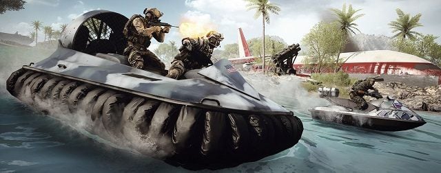 Dodatek Wojna na Morzu wprowadza do zabawy nowy pojazd – poduszkowiec. - Battlefield 4: Wojna na Morzu debiutuje dziś na PC - wiadomość - 2014-03-31