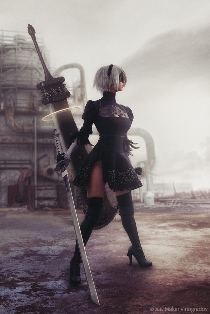 Źródło: Disharmonica. - Najlepsze cosplaye - 2B z gry Nier: Automata - wiadomość - 2017-05-22