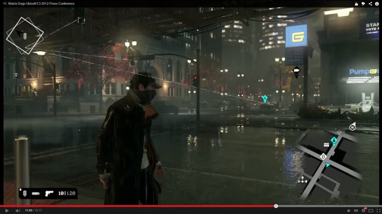 Refleksy światła na mokrej ulicy podczas E3… - Watch Dogs - czy takie Chicago ładne, jak je malują? - wiadomość - 2014-04-15