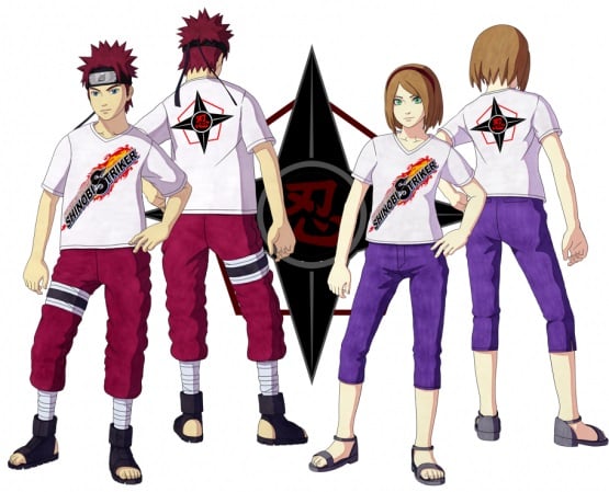 Koszulka dla uczestników beta-testów Naruto to Boruto: Shinobi Striker.